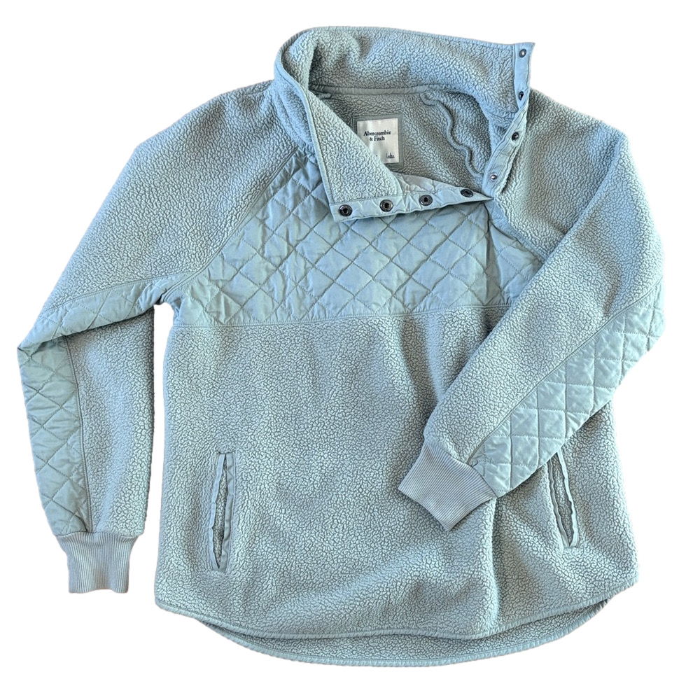 Abercrombie & Fitch Fleece Jacket Sweatshirt Size Large